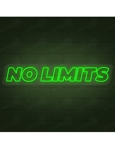 Rótulo neón No limits