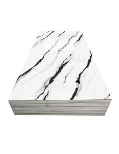 PANEL DECORATIVO BLANCO VETA NEGRA