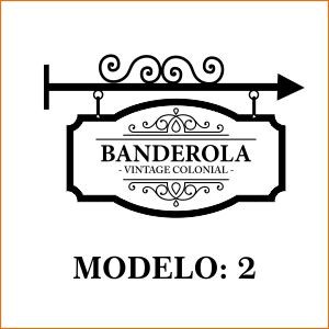 Banderola Vintage Dos Caras | Banderola, Tipos De Letras, Rotulacion